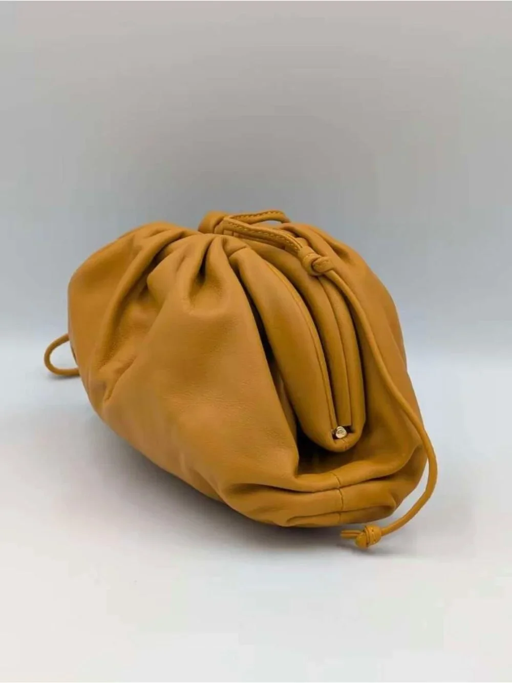 Bottega Veneta Butter Calfskin The Mini Pouch Caramel B08896149B